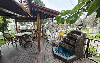 KAZDAĞLARI DENİZ MANZARALI KÖŞE VİLLA 4+1 ŞÖMİNELİ ÖZEL BAHÇELİ