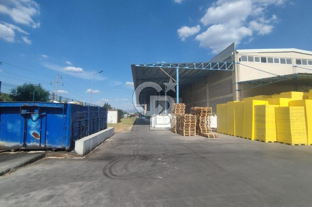 AKHİSAR OSB Ana Arterde, Köşe Parsel, Üretime Hazır Fabrika