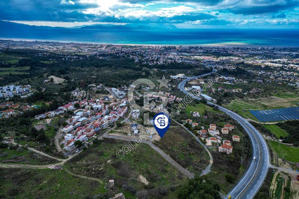 KUŞADASINDA ÖNÜ KAPANMAZ DENİZ MANZARALI FIRSAT VİLLA ARSASI