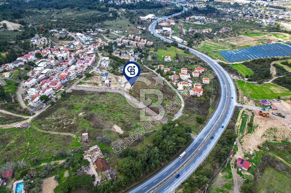 KUŞADASINDA ÖNÜ KAPANMAZ DENİZ MANZARALI FIRSAT VİLLA ARSASI