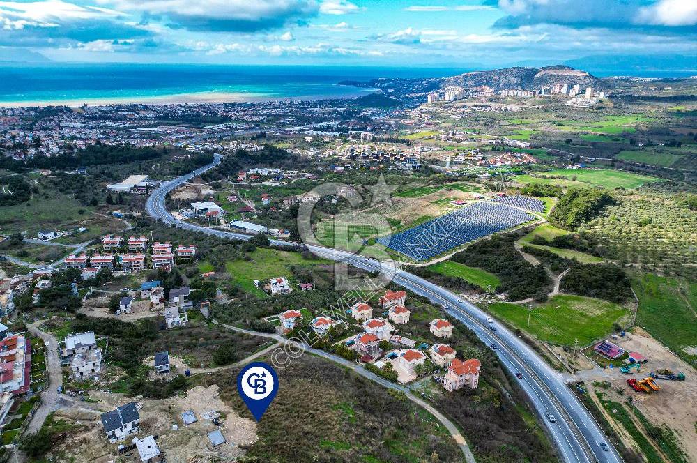 KUŞADASINDA ÖNÜ KAPANMAZ DENİZ MANZARALI FIRSAT VİLLA ARSASI