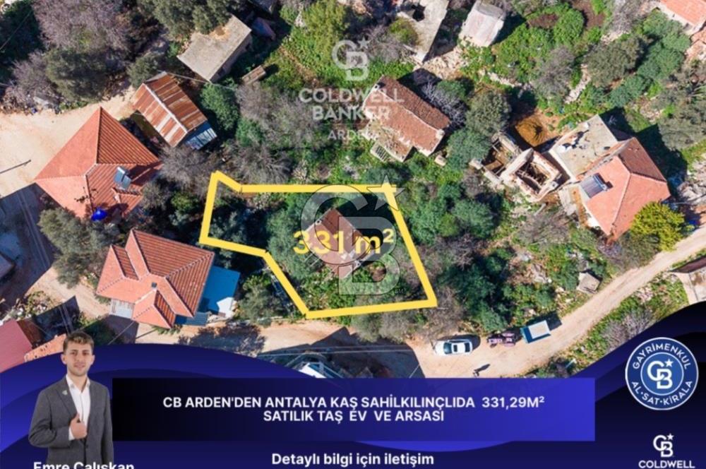 CB ARDEN DEN KAŞ SAHİL KILINÇLI DA SATILIK 331 m² EV VE ARSASI