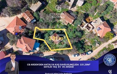 CB ARDEN DEN KAŞ SAHİL KILINÇLI DA SATILIK 331 m² EV VE ARSASI