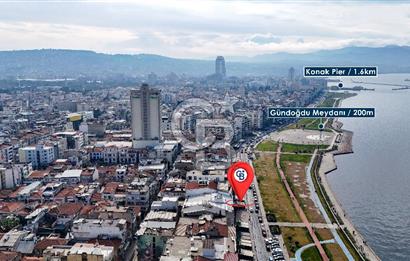 Alsancak Kordon Kiralık 318 m2 Dükkan