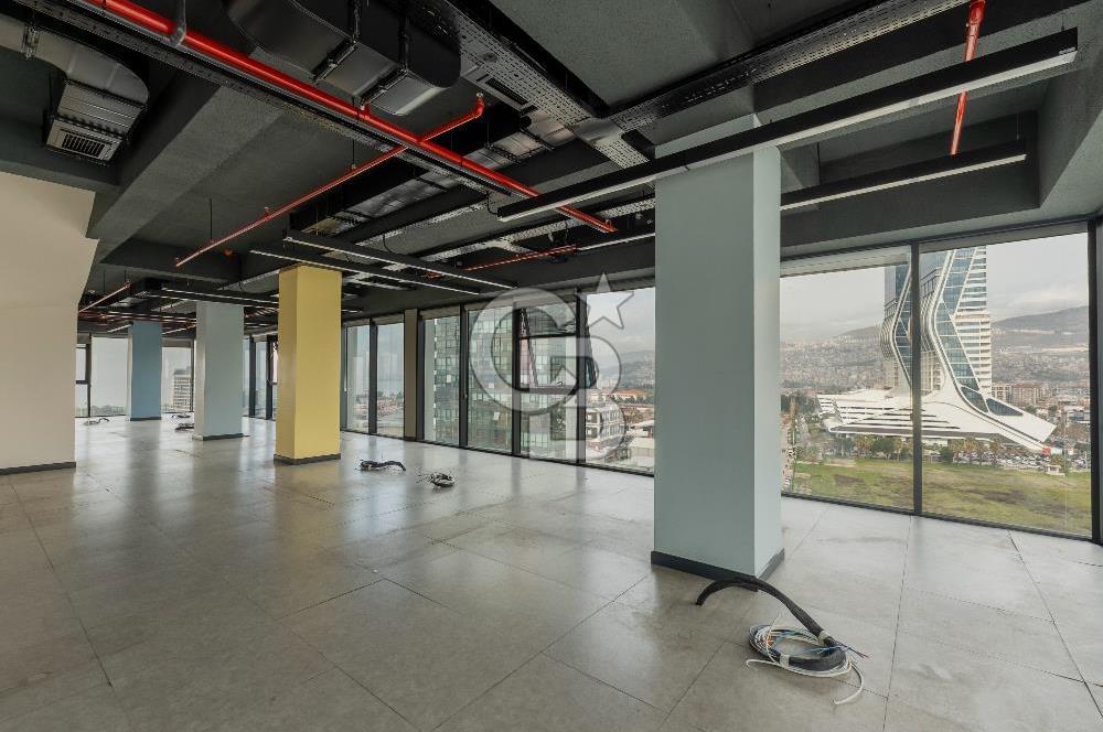Bayraklı Marla Plaza Kiralık 540m2 Tam Kat Ofis