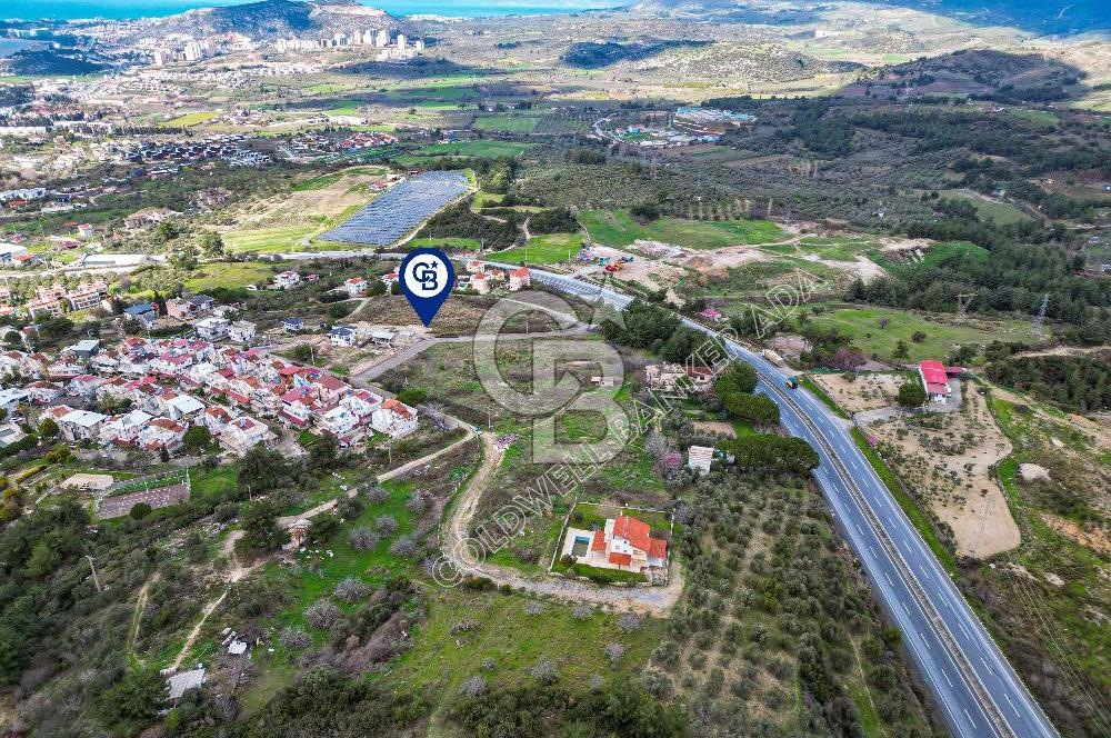 Kuşadası Kirazlı'da Deniz Manzaralı Villa Arsası