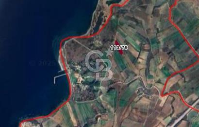 ÇANAKKALE LAPSEKİ KANGIRLI'DA BOĞAZ MANZARALI SATILIK TARLA