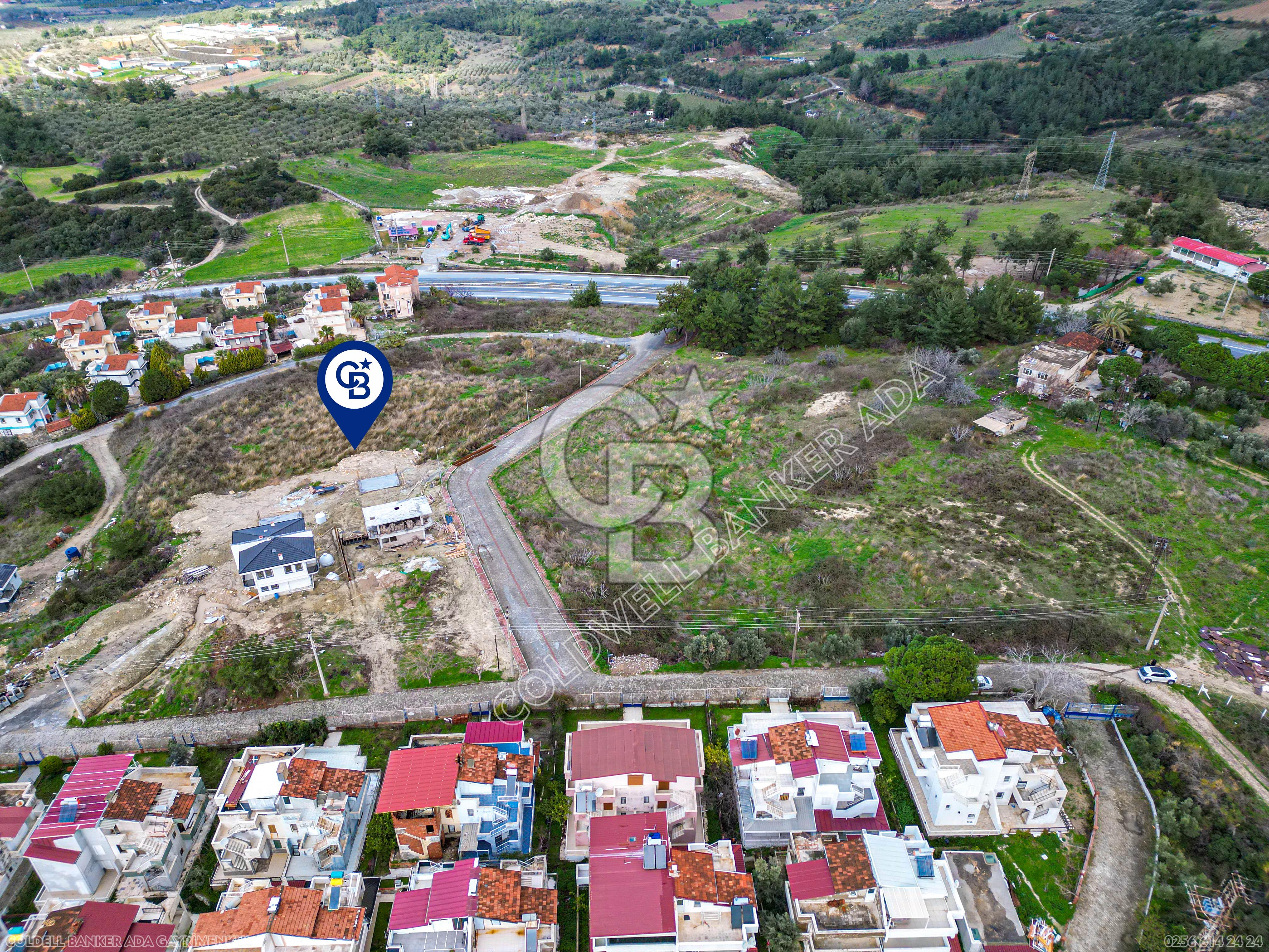 Kuşadası Kirazlı Nardere Deniz Manzaralı Yatırımlık Arsa