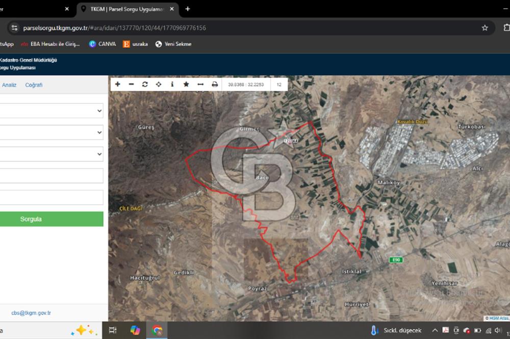 TEMELLİ BACI'DA TEK TAPU, SULU, EMSALSİZ TARLA