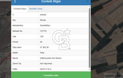 TEMELLİ BACI'DA TEK TAPU, SULU, EMSALSİZ TARLA