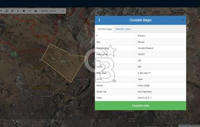 Sincan Yenikent İlyakut’ta Konum Avantajlı Yatırım Fırsatı Tarla 
