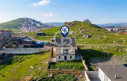 Foça Bağarası Villalar Bölgesinde Satılık Müstakil 5+2 Taş Villa