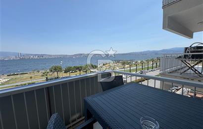 KARŞIYAKA YALISINDA MUHTEŞEM DENİZ MANZARALI, KİRALIK 4+1 DAİRE