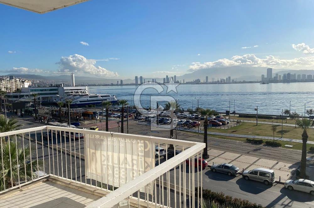 KARŞIYAKA YALISINDA MUHTEŞEM DENİZ MANZARALI, KİRALIK 4+1 DAİRE