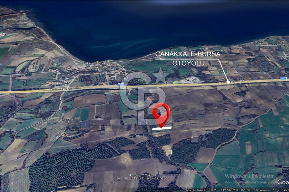 ÇANAKKALE SULUCADA SATILIK TARLA