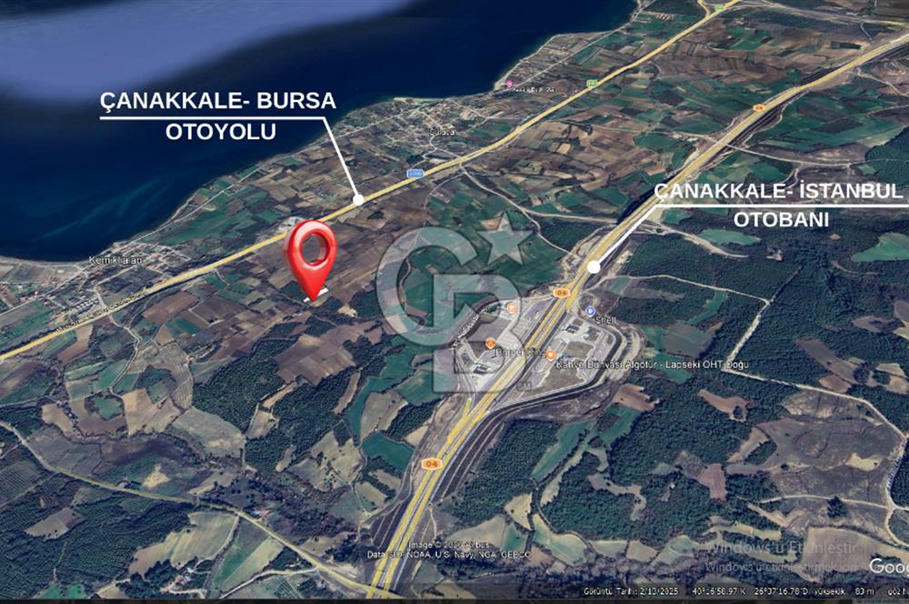 ÇANAKKALE SULUCADA SATILIK TARLA