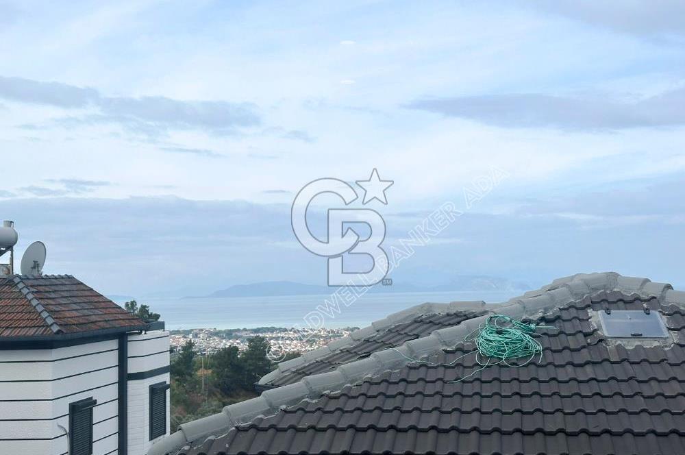 SOĞUCAK KUŞADASI’NDA SATILIK DENİZ MANZARALI ÖZEL HAVUZLU 3+2 TRİPLEKS VİLLA