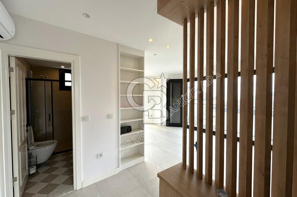 SOĞUCAK KUŞADASI’NDA SATILIK DENİZ MANZARALI ÖZEL HAVUZLU 3+2 TRİPLEKS VİLLA