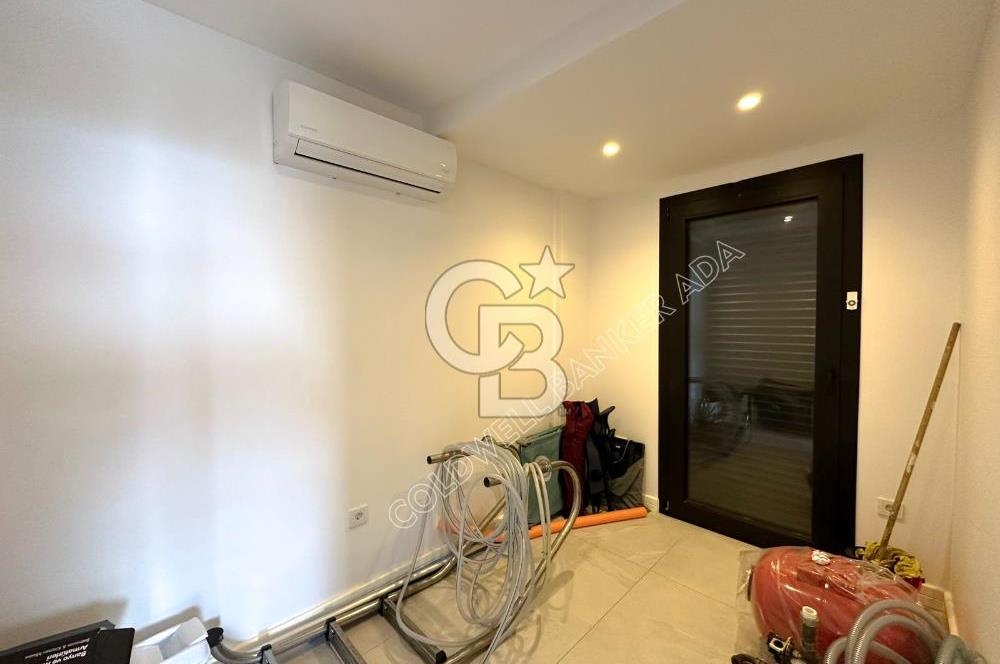 SOĞUCAK KUŞADASI’NDA SATILIK DENİZ MANZARALI ÖZEL HAVUZLU 3+2 TRİPLEKS VİLLA