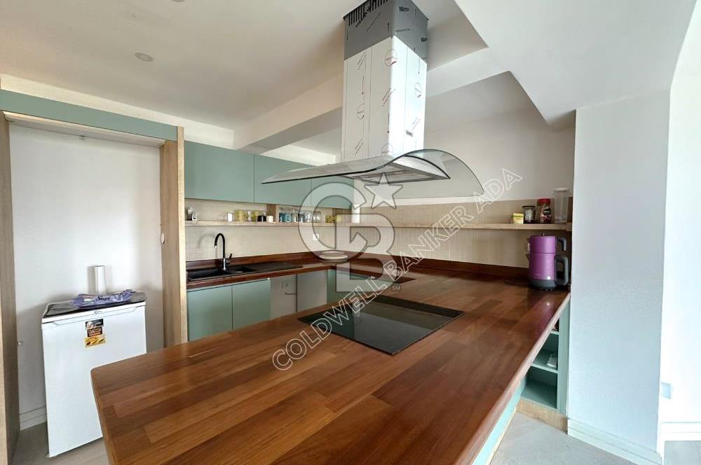 SOĞUCAK KUŞADASI’NDA SATILIK DENİZ MANZARALI ÖZEL HAVUZLU 3+2 TRİPLEKS VİLLA