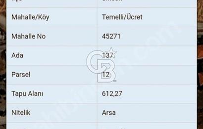 TEMELLİ ÜCRET YATIRIMA UYGUN KONUT ARSASI