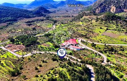 Datça Sındı Köyü'nde 5.159 m² Yol Cepheli ve Manzaralı Tarla 