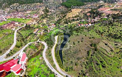 Datça Sındı Köyü'nde 5.159 m² Yol Cepheli ve Manzaralı Tarla 