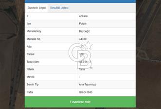 ANKARA POLATLI ARASI BEYCEĞİZ ULU YOL MEVKİ ANA YOLA YAKIN TARLA - 2 - 334251