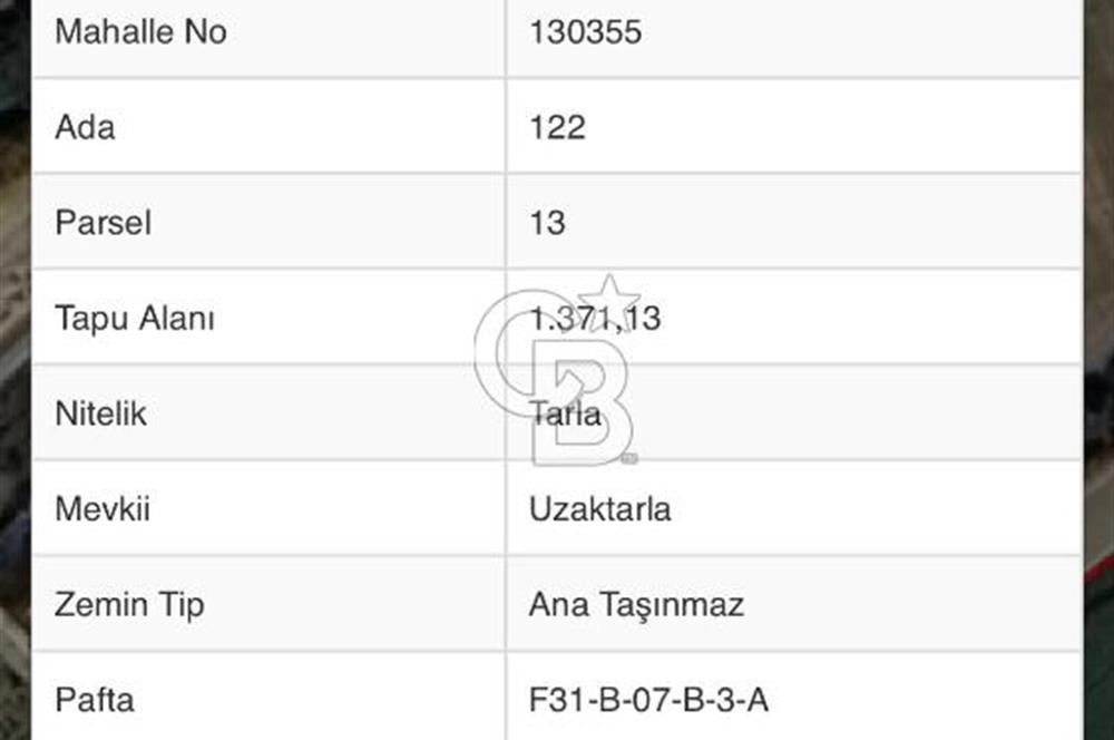 KASTAMONU MERKEZ EMİRLİ KÖYÜ’NDE 3.104,48 m² SATILIK TARLA