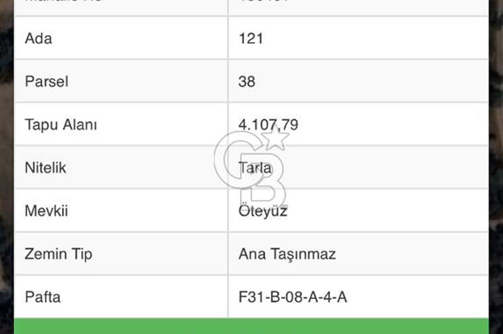 KASTAMONU MERKEZ ÖMERLİ KÖYÜ’NDE 4.107,79 m² YATIRIMLIK TARLA