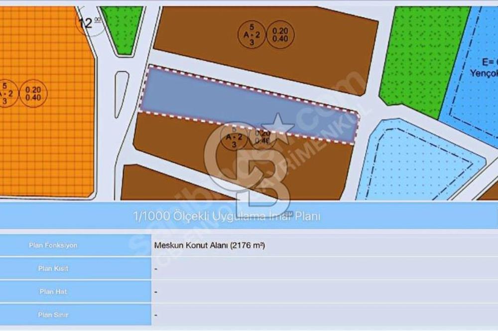 CB ENVOY'dan Bahçecik'te Köşe Parsel 544m2 İmarlı Arsa