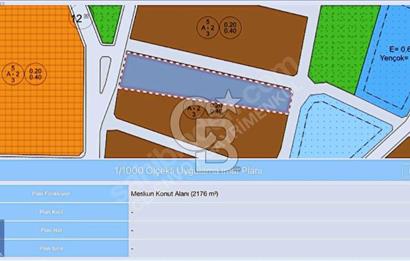 CB ENVOY'dan Bahçecik'te Köşe Parsel 544m2 İmarlı Arsa