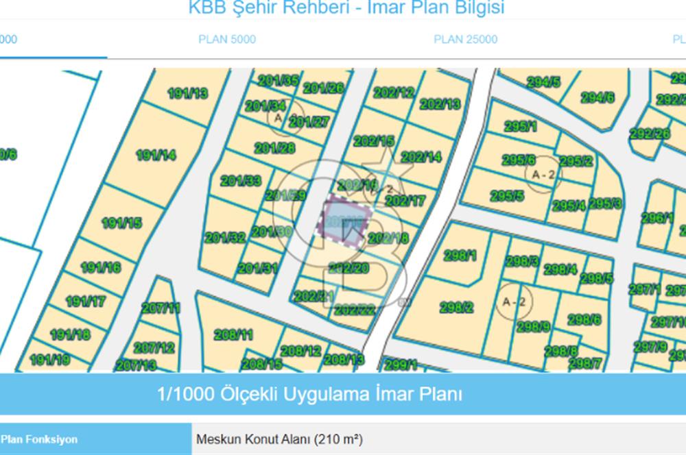 İZMİT SERDAR'DA MANZARALI 210 M2 SATILIK ARSA CB TOWER