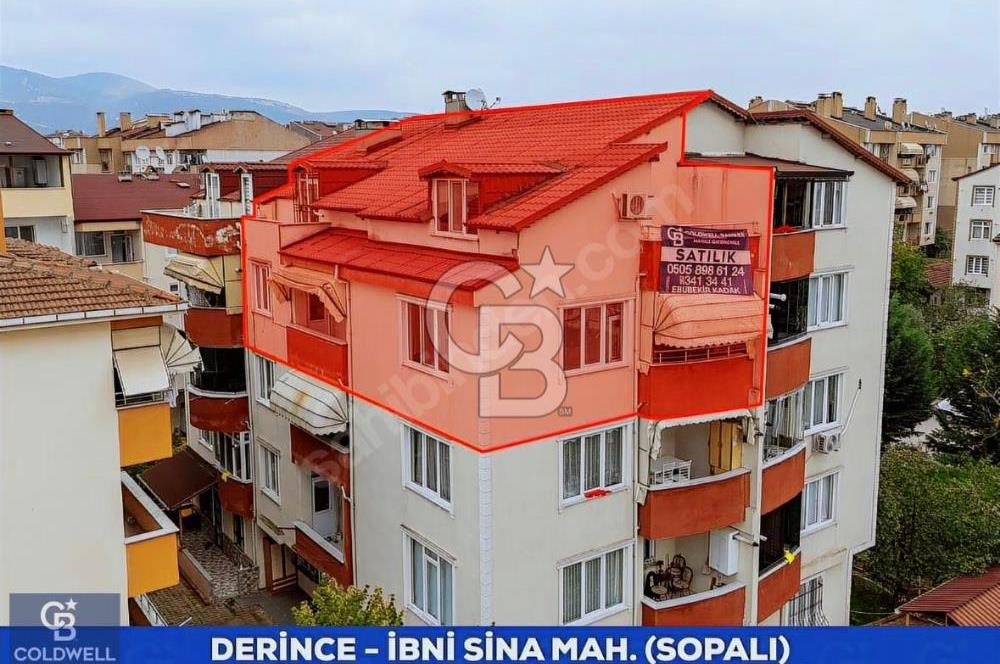 ARAÇ TAKASLI DERİNCE İBNİ SİNA MAH (SOPALI) GENİŞ 4+1 ÇATI DUB.