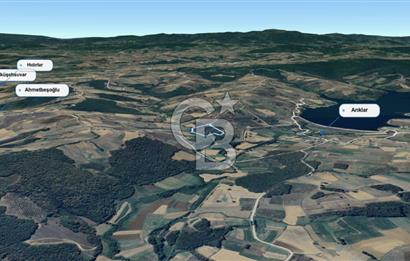 KANDIRA MÜLKÜŞEHSUVAR’DA MANZARALI SATILIK FINDIK BAHÇESİ VE TARLA 