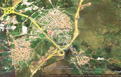 MENEMEN HATUNDERE'DE YOLA 200 MT CEPHELİ 8.200 M2 SATILIK TARLA.