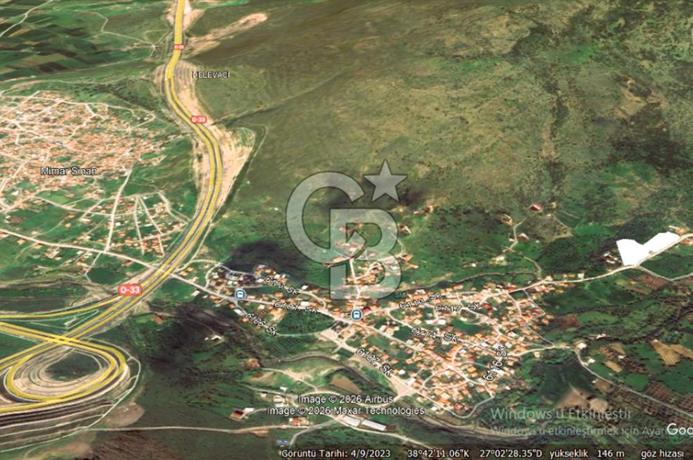 MENEMEN HATUNDERE'DE YOLA 200 MT CEPHELİ 8.200 M2 SATILIK TARLA.