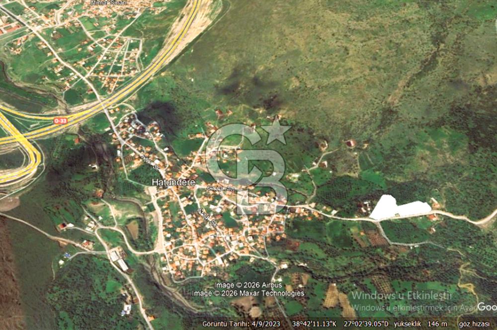 MENEMEN HATUNDERE'DE YOLA 200 MT CEPHELİ 8.200 M2 SATILIK TARLA.