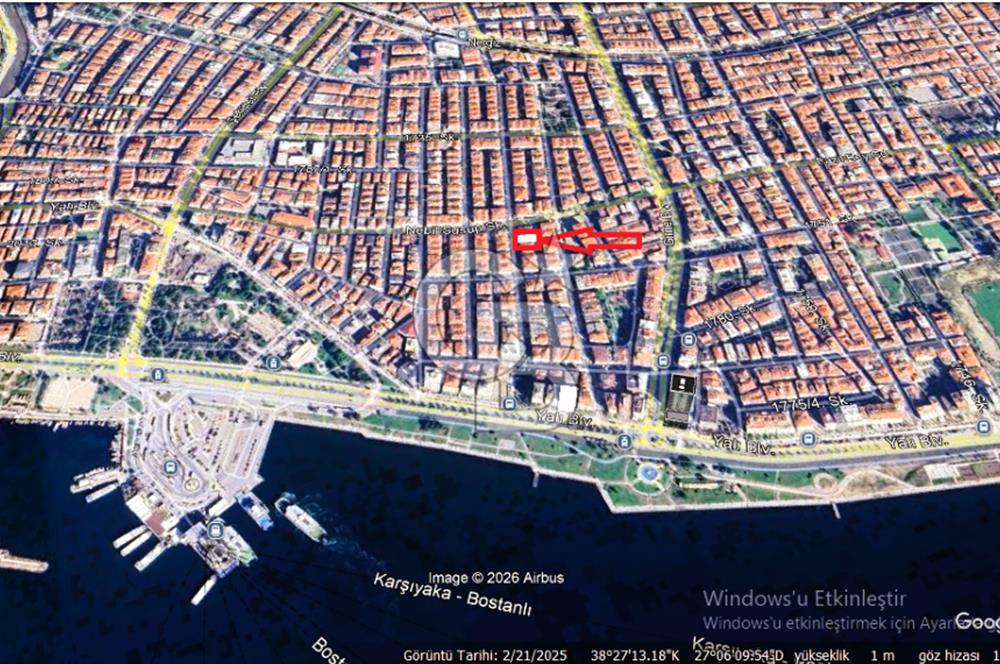 KARŞIYAKA BOSTANLI'DA 3+1 ARA KAT SATILIK DAİRE.....