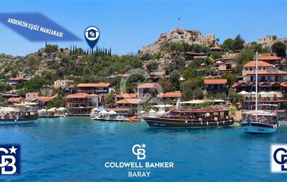 Antalya Demre Kaleköy Üçağız da Muhteşem 928 m2 Arsa ve Taş Ev