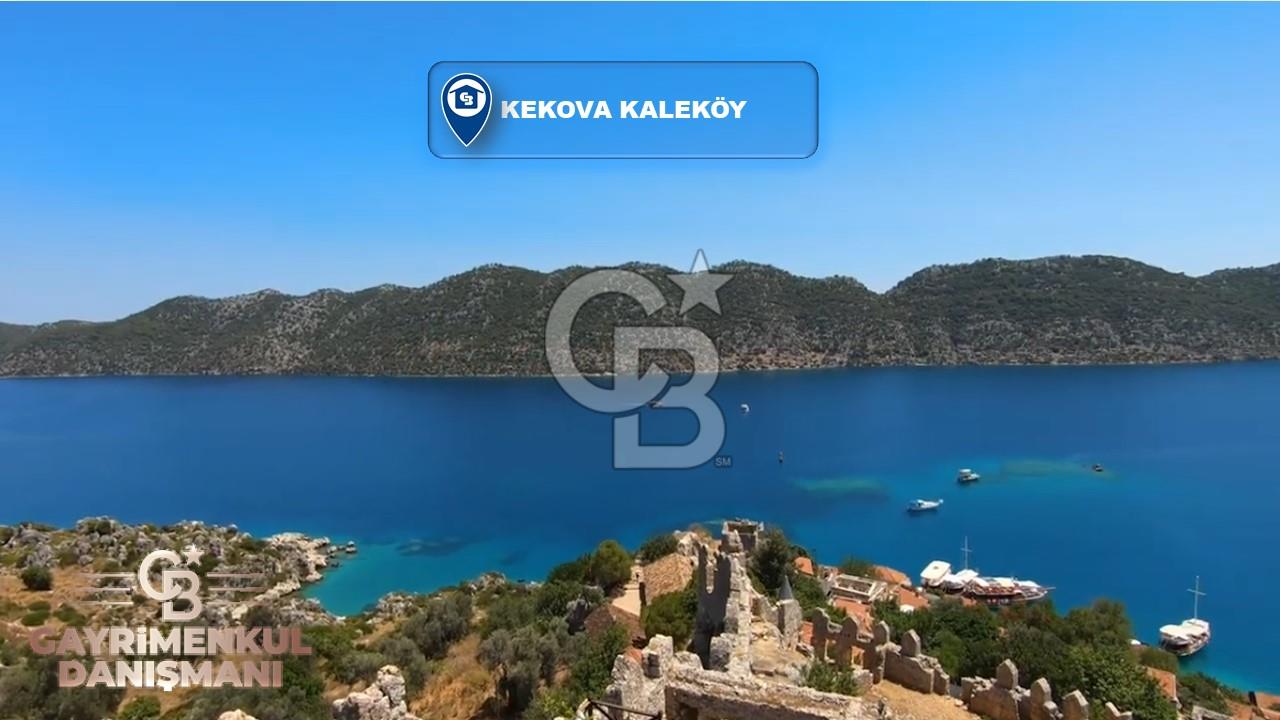Demre Kaleköyde Satılık Deniz Manzaralı Sit Alanı Arsa