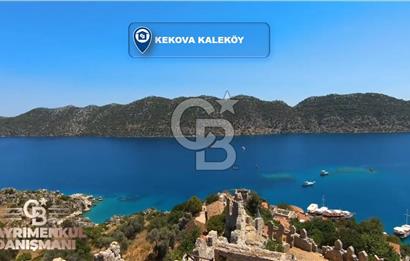 Antalya Demre Kaleköy Üçağız da Muhteşem 928 m2 Arsa ve Taş Ev