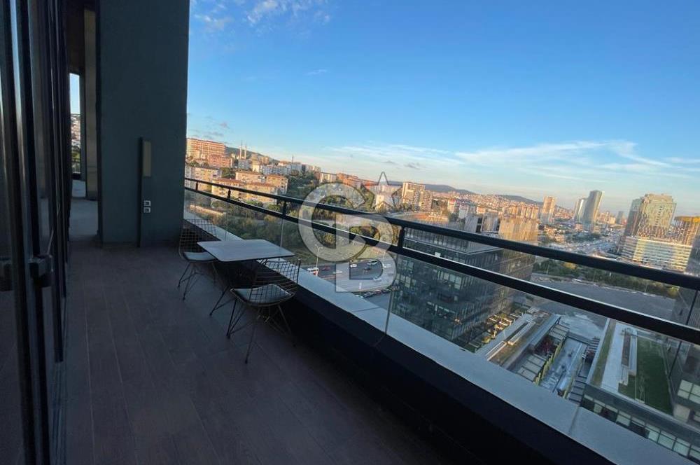 Maltepe Ritim İstanbul'da teraslı eşyalı 2+1 dubleks daire