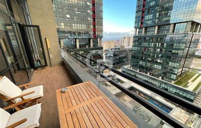 Maltepe Ritim İstanbul'da teraslı eşyalı 2+1 dubleks daire