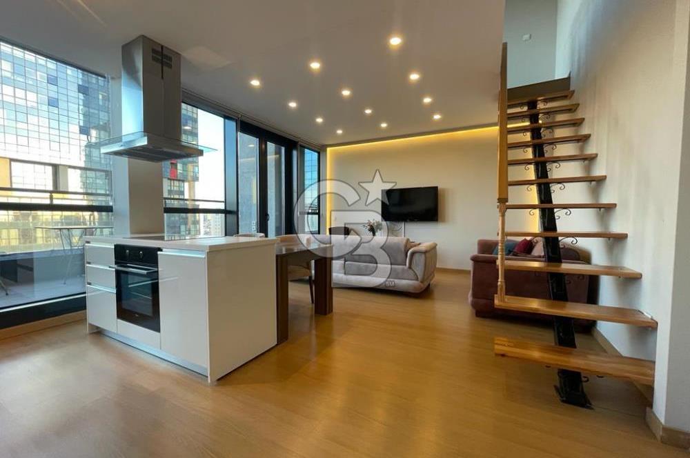 Maltepe Ritim İstanbul'da teraslı eşyalı 2+1 dubleks daire