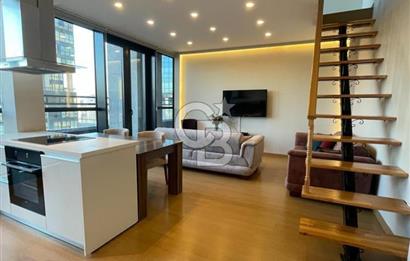 Maltepe Ritim İstanbul'da teraslı eşyalı 2+1 dubleks daire