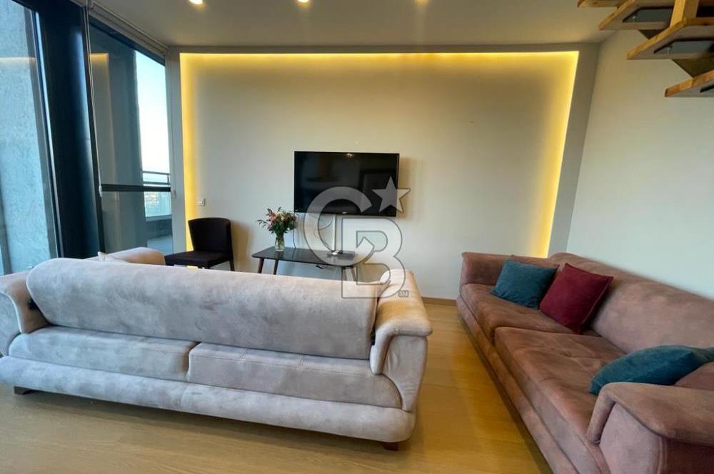 Maltepe Ritim İstanbul'da teraslı eşyalı 2+1 dubleks daire