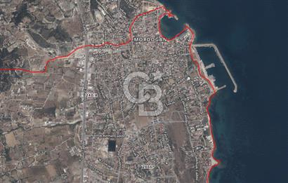 Karaburun Mordoğan Merkez’de Caddeye Çok Yakın Villa Arsası