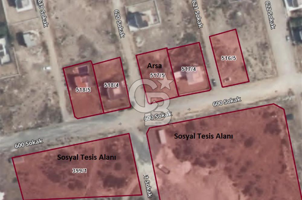 Karaburun Mordoğan Kamukent’te Deniz Manzaralı Villa Arsası