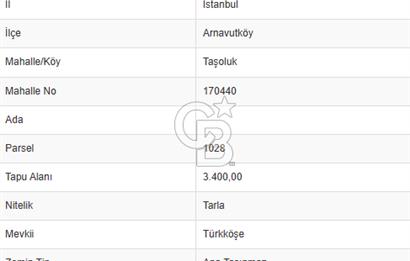 İSTANBUL ARNAVUTKÖY TAŞOLUK BÖLGESİNDE SATILIK ARSA